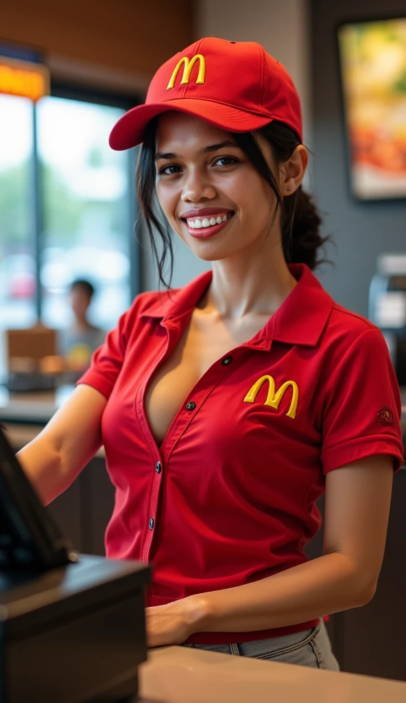 Portrait of (gldt:1.1) as a (mcdonalds employee:1.2)
<lora:GalGadot2017v2-000120:1>