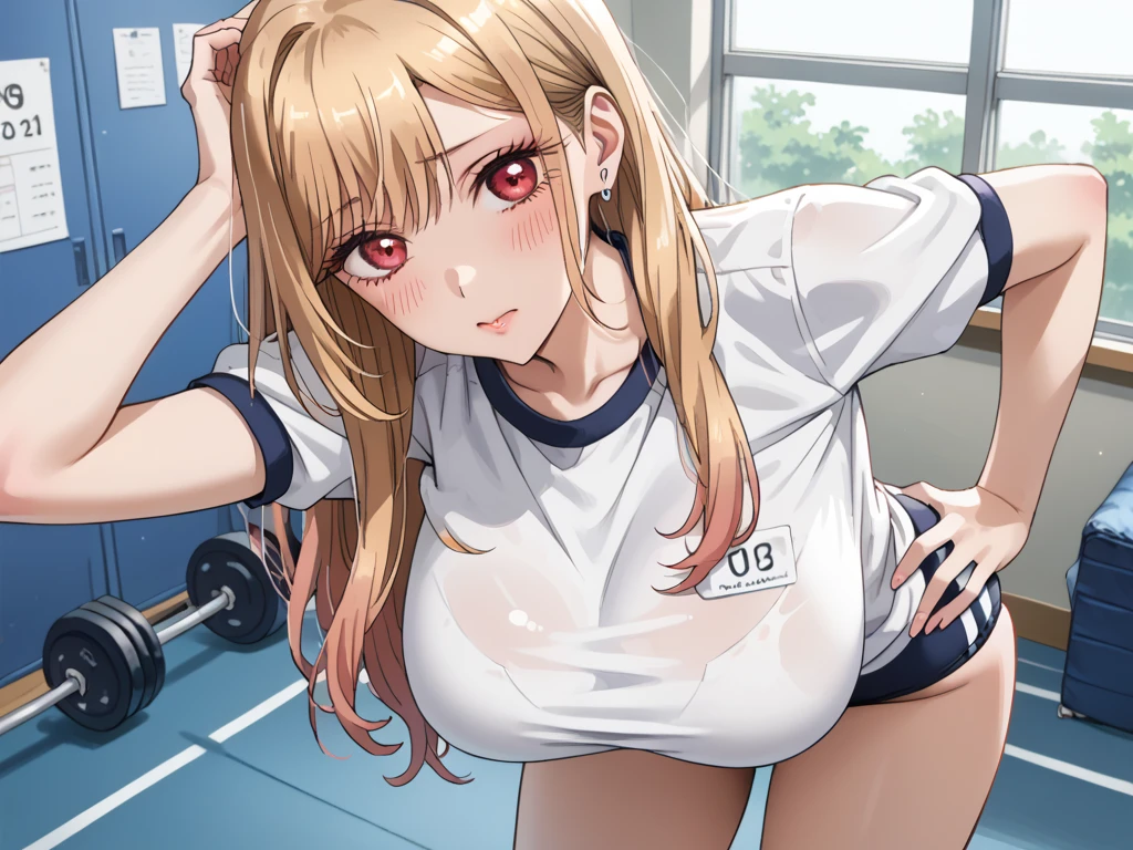 1人のgirl, locker room, There&#39;s no one around, evening, sunset, (((Browsing Caution))), masterpiece, 8k, girl, Small breasts, 12 years old, Angel,Lightの羽, null, Light, god々Shii, まぶShii, Black Hair, ((Nipples)), Embarrassed face, blush, Sweat
