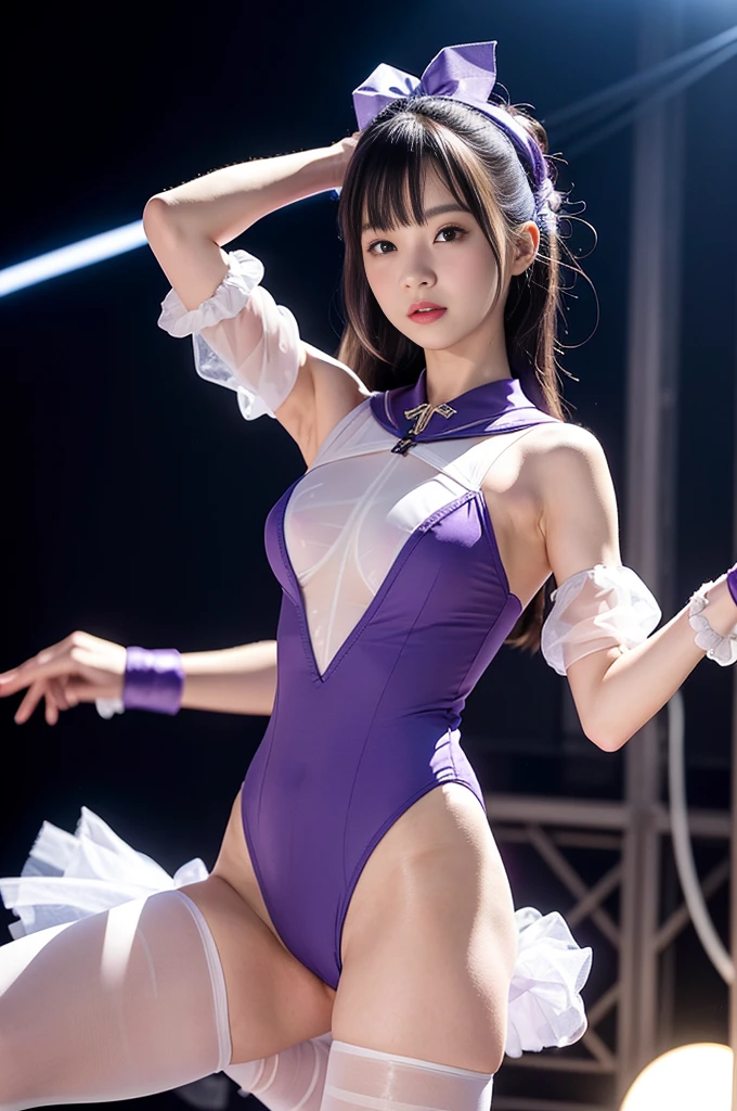 (RAW photo、higheSt quality)、(realiStic、Photoreal:1.3)、higheSt quality、maSterpiece、very delicate and beautiful、A hvery detailed、nffSw、SenSe of oneneSS、2k wallpaper、growing up、Beautiful in every detail、maSterpiece、light Smile、higheSt quality、Hvery detailed ticker Unity 8k wallpaperS、huge file Size、Super detailed、High reSolution、very detailed、((Euphoric look))、((orgaSm:1.2))、((Smile:1.15))、((Sweating:1.4))、((tranSlucent:1.55、Characterized by a collar that StickS to your Skin and a beautiful Silhouette.、Pale purple Sailor Suit Style bodySuit....:1.6))、Blue and purple、ribbon、Sailor Hut、double ruffle garter、Super cute girl、、Part of an idol group、(((At concertS「ザ☆ピ〜S!」dancing)))、(Spread your legS wide), (Pull your hipS back), (Arch the upper body), and place your left hand on your hip.、Right hand SaluteS with two fingerS、Hair iS moving、Spotlight、profeSSional lighting、cinematic light、Three-dimenSional、viewer'perSpective、((Gal Makeup))、((Anatomically correct))、HigheSt quality、8k、Keiko Kitagawa、Ultra-high reSolution、maSterpiece、Clear photoS、ProfeSSional Lighting、Smile、very cute女の子、very cute、Very delicate and beautiful、(Large erect nippleS、Her cleavage iS viSible)、Ultra Slim、Slender body、Tight waiSt、Beautiful legS、(A big smile)、(Sitting on the baSketball court in the gym、Sit in front of the camera、with legS wide open,,)、Shortcut、Brown Hair high Ponytail、Twin tails、Cleavage Emphasis、((Nipple Covers))、((Soaking wet))、(HigheSt quality)、((Very detailed))、4K、(8k)、maSterpiece、Very detailedな、HigheSt quality、Super ReSolution、1 perSon、Kind Face、Soft Light、RAW quality、Soft Skin、163cm、21 yearS old、ThighS