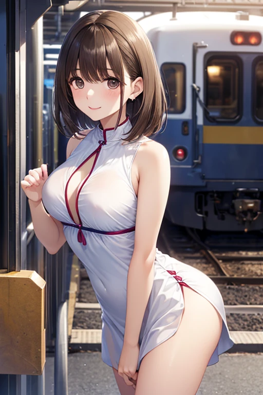 (8K, ultra-detailed, best quality, anatomically perfect body), (full body), (small breast:1.3), shiny skin, (Various girls), girls from 15 to 25 years old, bladder full tank, (have to pee:1.1), (urge to pee:1.4), (only one person peeing self:1.1), Pee flowing in the thighs, (very desperate to pee:1.2), (takes to the restroom entrance), (waiting for restroom with line of girls in queue), standing, (Each one has a different maxi qipao dress:1.4), (Each one has a different footwear:1.1), (Each one has a different hair), (knees together and feet apart:1.3), (Rub each other's thighs:1.3), (leaning forward:1.1), one hand between legs, (skirt lift:1.2), (holding the crotch:1.3), (stroking own abdomen:0.9), (stroking one's own thighs:1.1), (blush:1.3), (embarrassment1.5), (impatience:1.3), (flustered:1.3), (fidgeting around), (flowing sweat), (erotic body twist:1.5), (panting:1.4), (breathless:1.3), (closed eye), (parted lips:0.8), (orgasm:1.3), (refreshing:1.3), Weakness, looking away, (crisis:1.4), (from side:0.8), (from below),