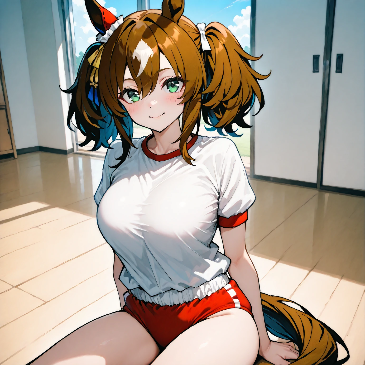 Taiwanese girl 18 years old with baby face and big breasts(((a lot of,Big boobs,Beauty))arafed asian woman wearing white shirt and black shorts lying on yoga mat,charming cat girl,Very beautiful and cute cat girl,Beautiful young cat girl,Anime Girls Cosplay,girl with cat ears,real life anime girls,animated cat girl,cat ears and tail, cat ears anime girl, korean girl, Ahri from League of Legends is a girl wearing a maid outfit,有著Big boobs,There are three women in maid costumes,Doing push-ups on mat in gym,charming depiction,Lively and dynamic,images full of energy