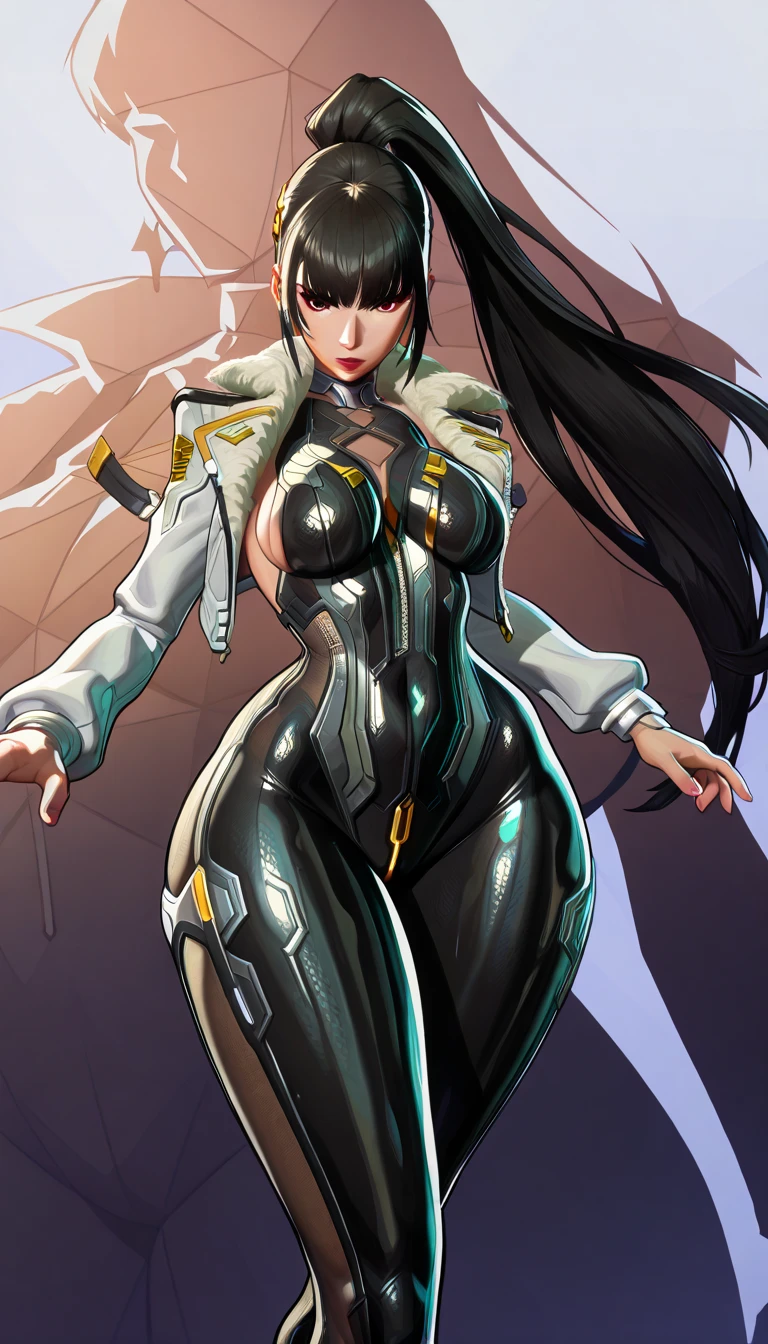 Sexy 1girl, The Witch in the Black Hat (beste-Qualit), (Masterpiece quality), ((business suit:1.5)). Detailed and detailed anatomy, Detailed body, shapely body, handsome body, Perfect body proportions, A perfect chest,((Thin body:1.2)), perfect figure, Curved body, Simple lines, Simple background, Dark background. dark witch character, black - haired mage, guweiz on artstation pixiv, guweiz on pixiv artstation, fashionable dark witch, artwork in the style of guweiz, in style of dark fantasy art, trending on artstation pixiv, epic exquisite character art.