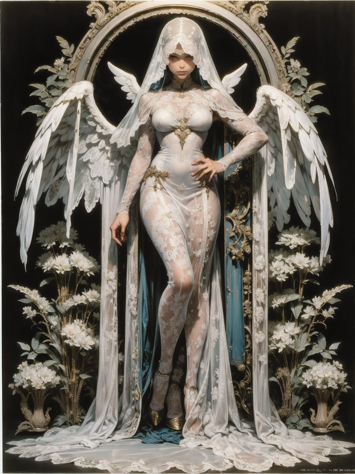 There is a beautiful fairy with wings,In the flowers, Naked women, Delicate and Smooth Skin,Accurate hands,perfect body figure,Accurate human anatomy,Bizarre white tree,White flowers,pearls,stunning 3d render of a fairy, Ethereal beauty, Ethereal fantasy, Unexpected surprise,a stunning young ethereal figure, karol bak uhd, high fashion fantasy, fantasy. Intricate, Goddess. Extremely high detail, fantasy beautiful, ethereal details,ethereal skin,tmasterpiece,4K,professional photoshooting,