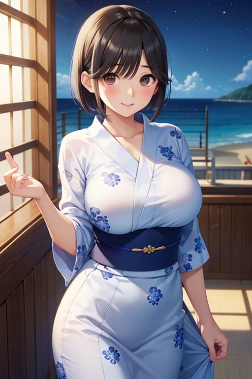 Highest quality、High resolution、Detailed Background、(Beautiful face in every detail:1.4)、Anatomically correct、(Normal number of fingers:1.2)、(Highly detailed face:1.2)、(Detailed eyes:1.2)、Beautiful women in their 20s、(Huge breasts:1.2)、Perfect body line、Light color hair、Bobcut、Wavy Hairstyle、well-groomed eyebrows、Calm and elegant look、Mysterious atmosphere、Dreamy atmosphere、Do cute thingodel pose、

(A beautiful model with a popular spot in the background:1.5)、

cutout dress、The hollowed-out design lets you show off healthy skin.、It&#39;s popular because it gives a casual look.、Balloon dress、Balloon shapes are definitely trendy for dresses、Just having a bulge somewhere can make your outfit look much more stylish.、Tulle dress、A tulle dress that lets you enjoy the sweetness of the season、Sports dress、Lined and jersey-style sporty-looking items are popular、Shoulder frill dress、A voluminous frilly dress、

The vast lavender fields of Furano、Shooting in a sea of purple lavender、Lake Kawaguchi with a view of Mt. Fuji、Lakeside walks and piers、Shooting on a promenade、Arashiyama bamboo forest and Togetsukyo Bridge、Walking trail along the valley、Lush mountain scenery、The best view point at Cape Zanpa is the blue sky and sea in the background.、Shooting at sunset time creates a fantastic atmosphere.、very beautiful