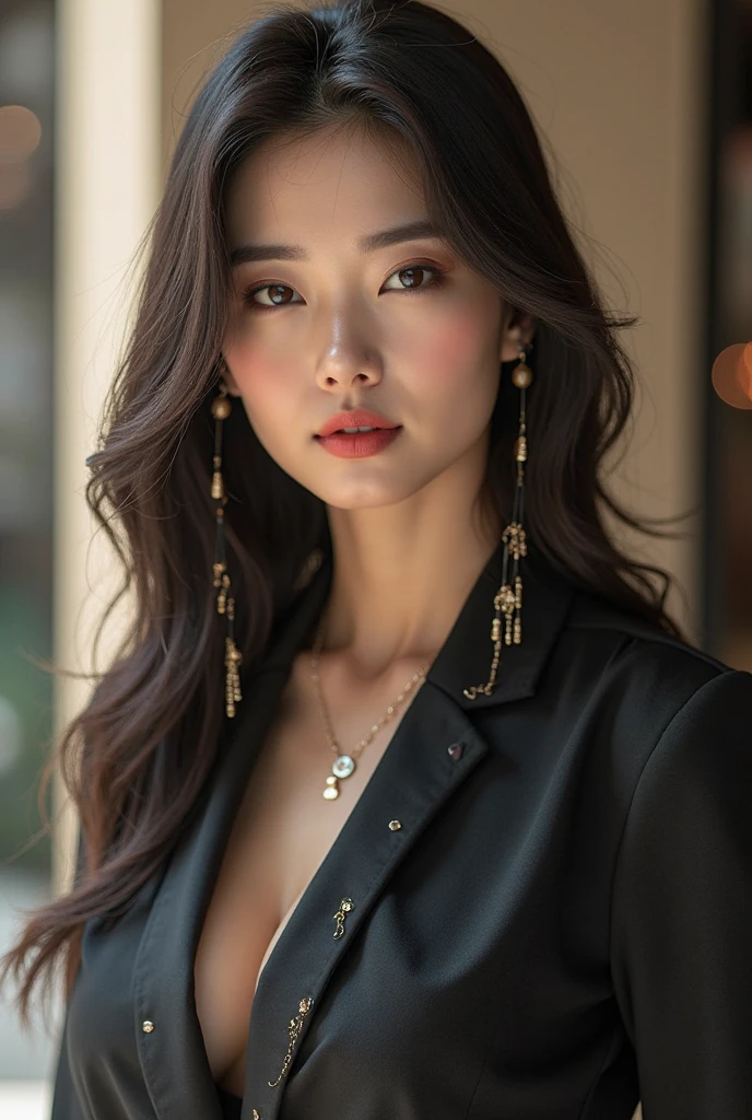 Close-up photo of a woman, perfect has a round face, Profile picture, charming anime,stereoscopic 8k,45 high quality colored lights,000,000,000 pixels inspired by Woobin, south east asian with a round face, Yanjun Chengt, Xindong Chen, heise-lian yan fang, Chinese girl, Yun Ling, Cute young man with a sweet Asian face, with a round face, Li Zixin, Ruean Jia is very beautiful.!, Inspiration from Huang Ji
