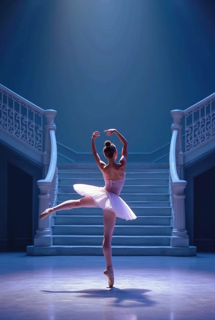A mesmerizing ballet performance in a zero-gravity theater aboard a luxury space liner. Dancers in flowing costumes gracefully twist and turn, defying gravity as a holographic orchestra plays a haunting melody.