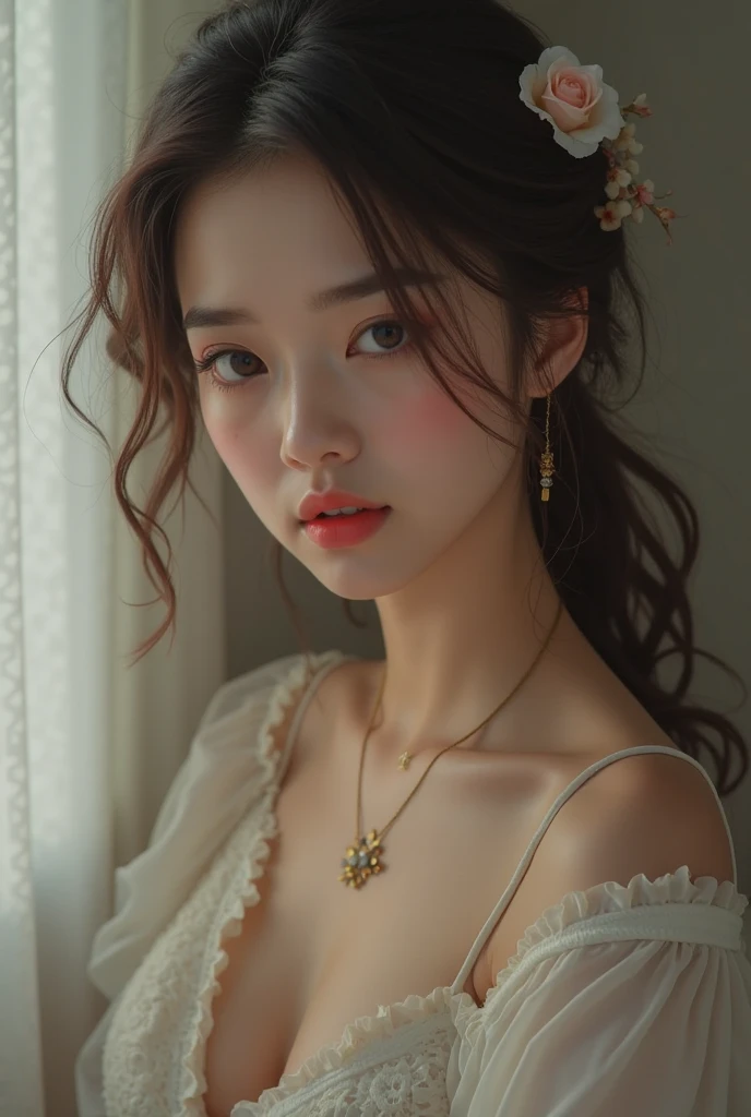 {{{{{3,318 trillion pixels high resolution, nsfw, Realistic scenery and lovely Japanese girl as her nudity in a romantic Cylindrical crystal sparkling herbarium filled with flower oil, thicken the lips look pretty, Boobs are fluffy and bouncy, Tits that get rounder bigger her deep tight cleavage}}}}}, {{{{{detail of The smiling face of a neat and cheerful girl loved by everyone, Her Upward facing cute nipples and supple legs and romantic smiling Inside a sparkling herbarium in female hormones oil depicted in detail, Trapping her in a cylindrical sparkling herbarium and oiling her to make her pretty and sexy, While it's being remade she gets a smiling look on her face}}}}},{{{{{The hormones in the sparkling herbarium cause the innocent girl to flush her face remains a girl only her body changes rapidly tits swelled up to X-cup gazongas form two beautiful mountains revealing a tight cleavage, A neat girl who open her legs and traces her crotch with her fingertips and with a moan experiences her first climax and innocent Masturbation that traces the sexual zone, It's too cute and innocent to see her go into her own world nipples out smiling, magical in a romantic Cylindrical crystal herbarium filled with female hormones, All the sexiness that's amplified inside her makes her smiling, Cuteness preserved forever shining in exchange for life from her, her beautiful slender underbust, slender curvy cute waistline, an lewd fetish for lips and necks and waistlines, her clearer nip line from underbust to hips, gloomy straight long wig, thick vivid lips}}}}},{{Extremely detailed}},{{{{{heroine girl's Sexually unused body with pure and innocent aura}}}}}