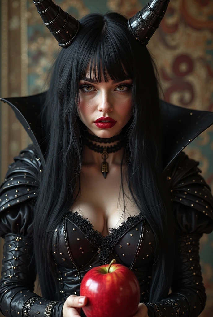 Morticia Addams in a steam punk era