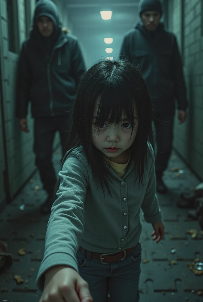 A girl goes in a washroom 2 a boy chased her