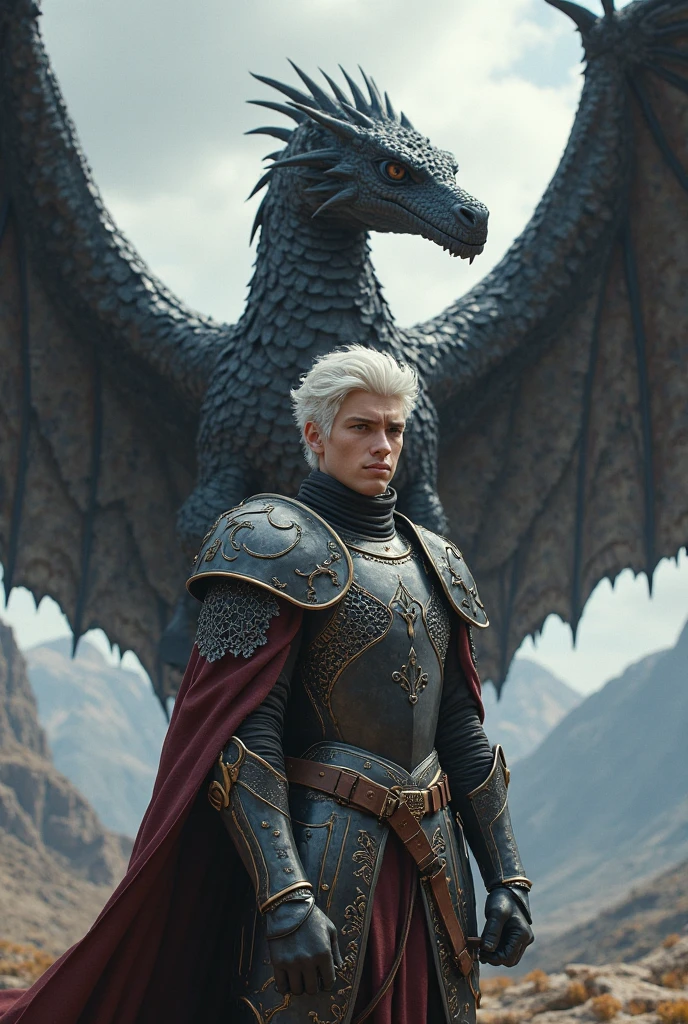 Daemon Targaryen on a dragon
