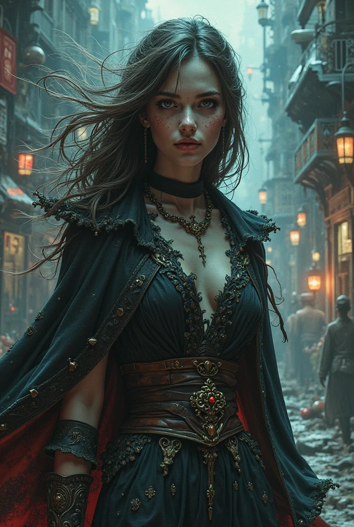 Einreichen
Animieren
Hochskalierung der Originalität
Variationen
Hochskalierung
Herunterladen
Generation Data
Prompts Txt2Img
In the dimly lit alley, a mesmerizing female with piercing silver eyes and tangled, shimmering hair captivates with an otherworldly grace. This stunning portrait, a high-quality photograph, captures the troll's haunting presence amidst the gritty urban setting. Her ragged cloak swirls around her like ethereal mist, adding to the dreamlike aura of the image. Every detail, from the faint glow of his delicate tattoos to the haunting shadows cast by the flickering streetlight, is rendered with exquisite clarity. This image truly immerses viewers in a neo-noir fantasy world where magic and mystery collide with the stark reality of city life. parts in color