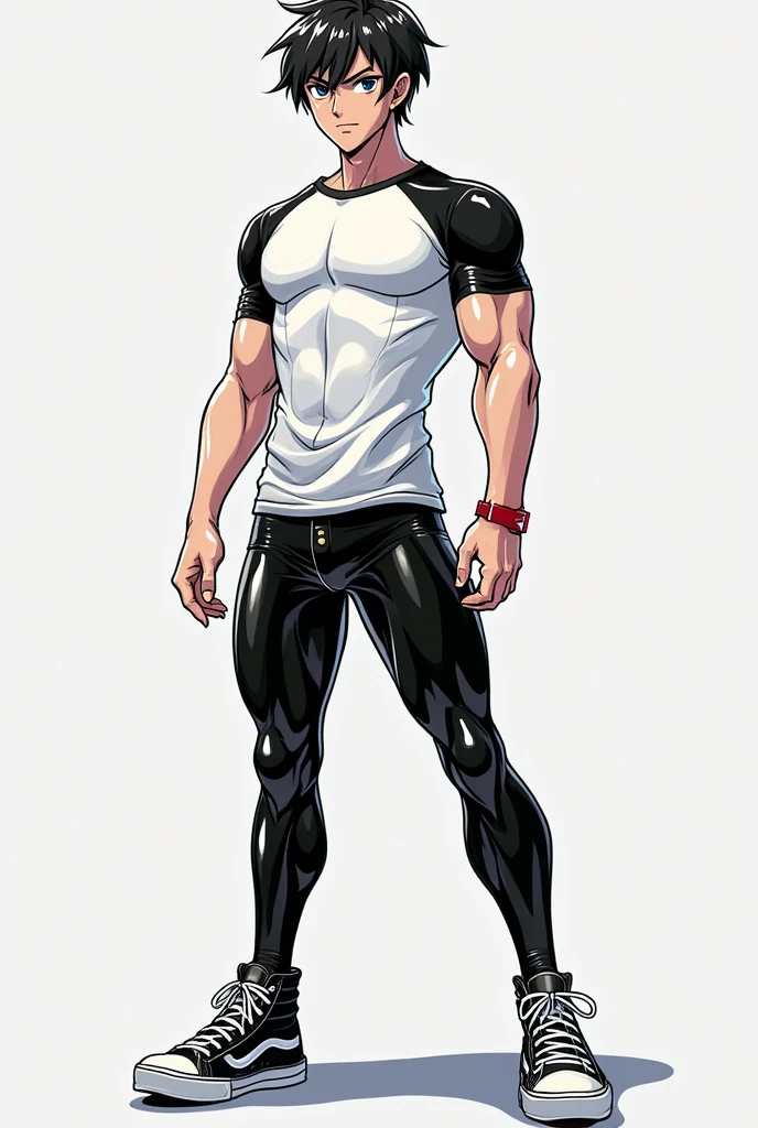 full body in image, masculine pose, unique hair, full man, male body, slender body, short hair, full body, hot body, sexy male body, dinamic pose. detalied pose, body, simple background, expressive face, focus on face, line art, sketch