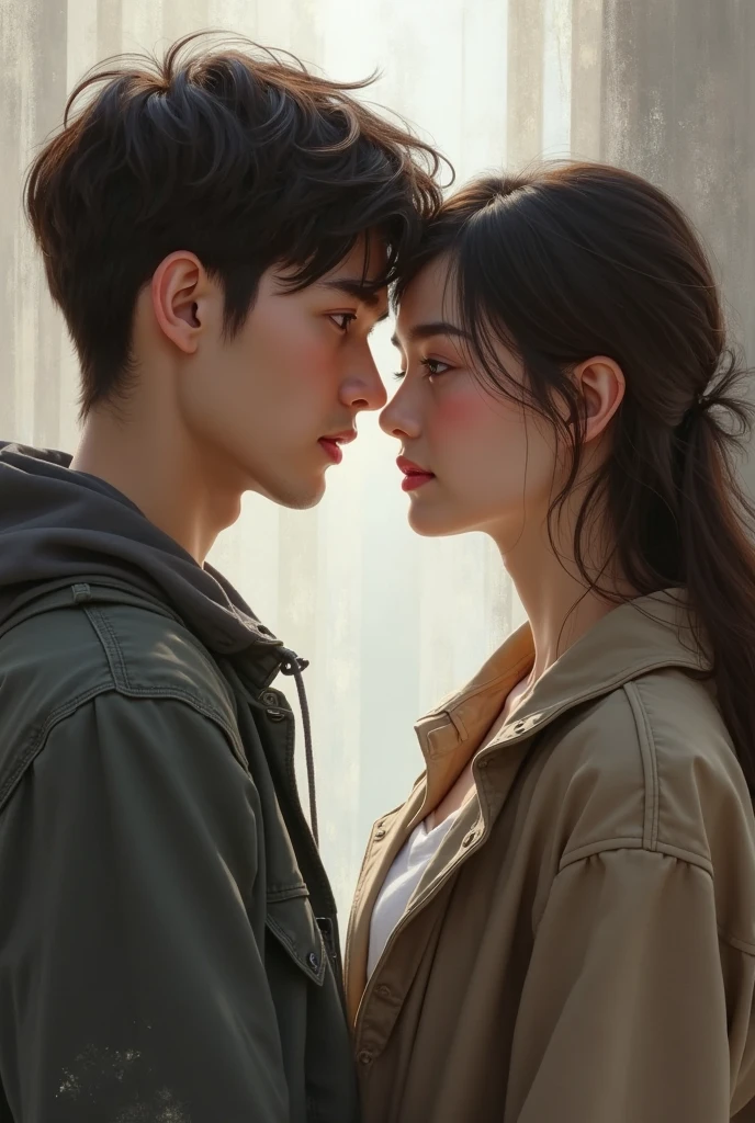 Imagem: A couple man and woman dialoguing and finding creative solutions to reconcile their individual interests.