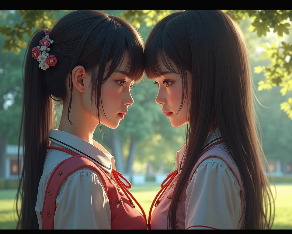 (Masterpiece)), (Best Quality), (Detail), (2 girls), (Kiss: 1), Sailor Suit, ((Small, Wet, See-through:1.5, Beauty Face, Navel, Drunk, Cold Attitude,Teasing, Lace, Foot, Viewer's Gaze, Front-facing, Ultra HD, (Photorealistic:1.4), Official Art, (8k, RAW Photo: 1.2),(Portrait:1.4),(Long hair:1.31), Cinematic Lighting, (Solo: 1.1), (Natural Breast: 1.4), (Eyelashes: 1.1), (Depth of Field: 1.1), Lens Flare, (Chromatic Aberration: 1.1), (Caustics: 1.1), Delicate, Lesbian Kiss,
Negative Prompt