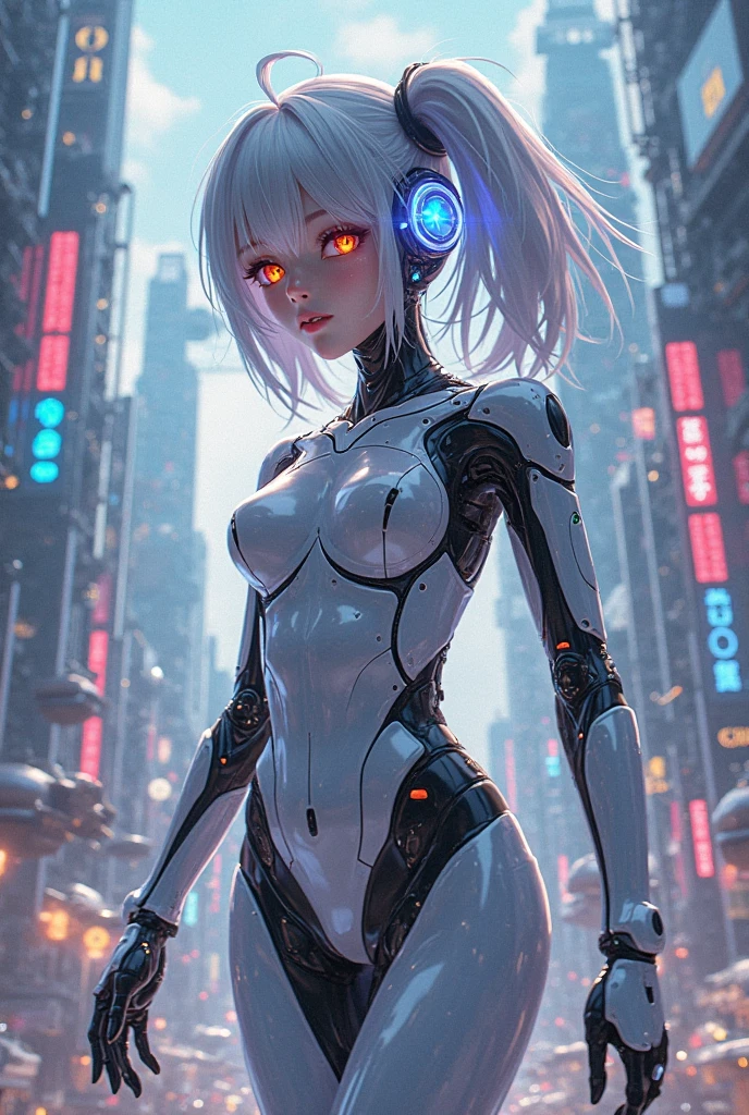 personification,Transparent mechanical sexy grown woman Cyberpunk, dreamy glow, luminous neon lights, ( Global illumination, Ray traching, hdr, unreal render,reasonable design, high detal, Masterpiece, Best quality, hyper HD, Cinematic lighting), Mecha musume