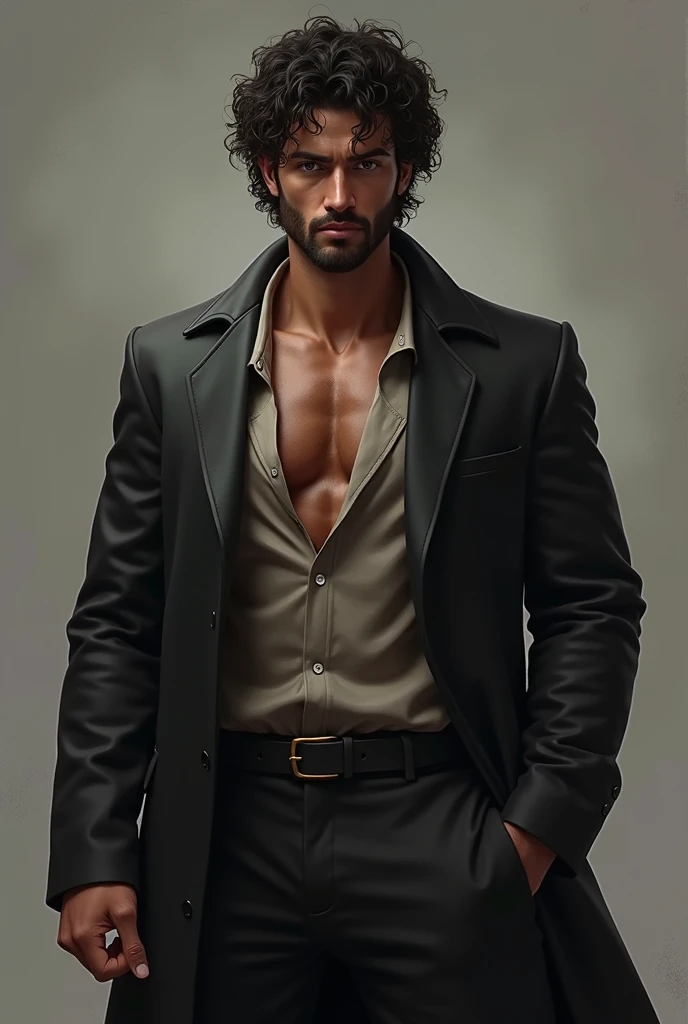 (Masterpiece, Best Quality) HeisenbergRE, Alone, SMILE, 1 chico, has, belly button, session, nipples, Jacket, male focus, open clothing, pants, open Jacket, shelter, pubic hair, open shirt, muscular, facial hair, bare bottom, pen, pen erecto, How, Howshot, NSFW, ABS, Sunglasses, pectorals, muscular male, arms behind head, male pubic hair, only, barba, moustache, manly, Chest hair, belly button hair