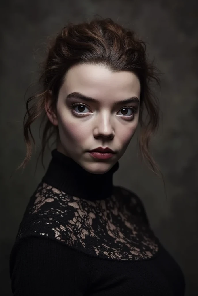 Anya Taylor-Joy, Mystery Box: professional portrait, hyper-realistic ...