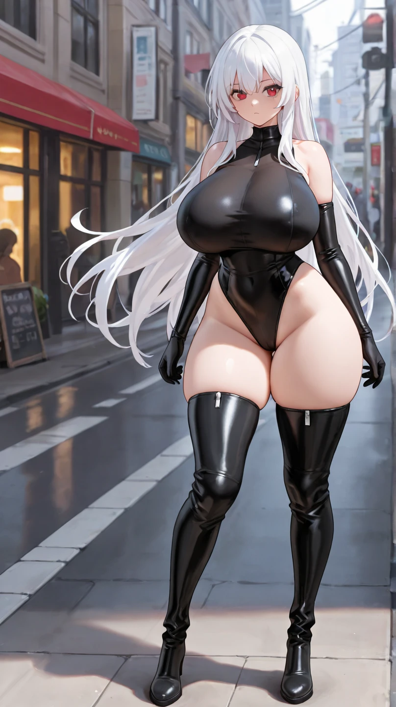 gorgeous gray hair，teenage wife，Bigchest，Real-time 2D images
