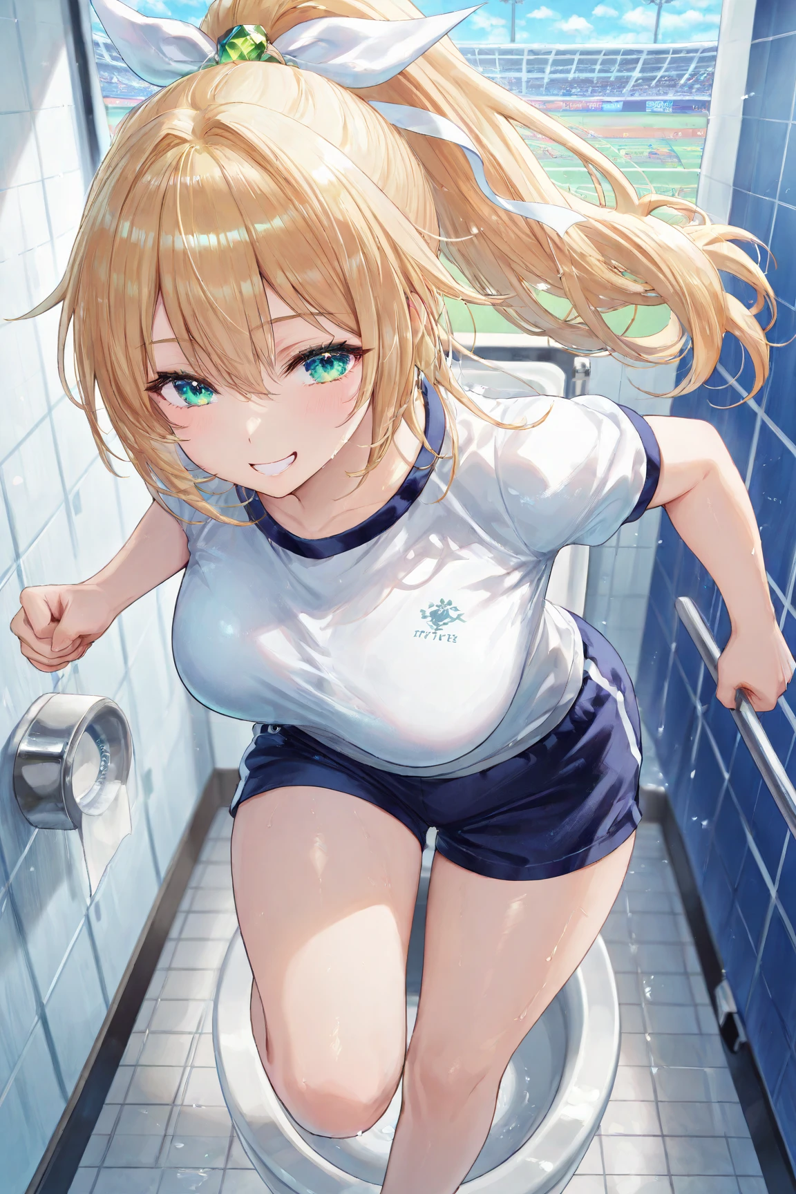 (Little girl rides guy perfectly:1.3)、(Sex:1.3)、(Rich color expression)、(eyes half closed:1.3)、(Grin:1.3)、(Big tears:1.5)、(Drooling from the mouth:1.3)、(The body shakes violently:1.5)、vagina、8K resolution、 masterpiece、((highest quality))、Anatomically correct、(The whole body is wet with semen:1.3)、(Sticking out tongue)、(Flower Hair Ornaments)、(Large amounts of fluid)、(Basketball Uniforms:1.3)、(Knee socks)、((Hasselblad Photos))、[:(Detailed face:1.2):0.2]、(Bend your knees:1.3)、(Leaning forward:1.3)、(Brush your hair back:1.3)、(Hair pulling:1.3)、(locker room:1.3)
