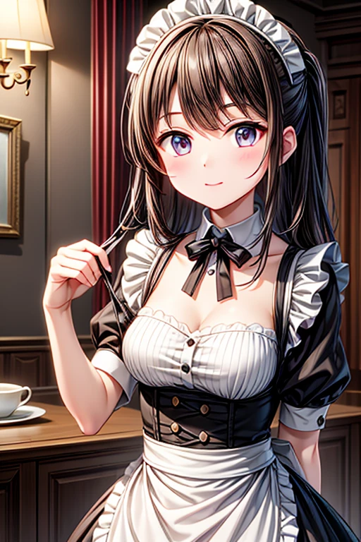 ((Midnight, Best quality, 8k, Masterpiece :1.3)), Whole body, Long legs, Sharp focus :1.2, A pretty woman with perfect figure :1.4, Slender abs :1.1, ((Dark brown hair, Big breasts :1.2)), (White tight tshirt, Jean bib, Standing:1.2), ((Night city view, Rooftop:1.3)), Highly detailed face and skin texture, Detailed eyes, Double eyelid