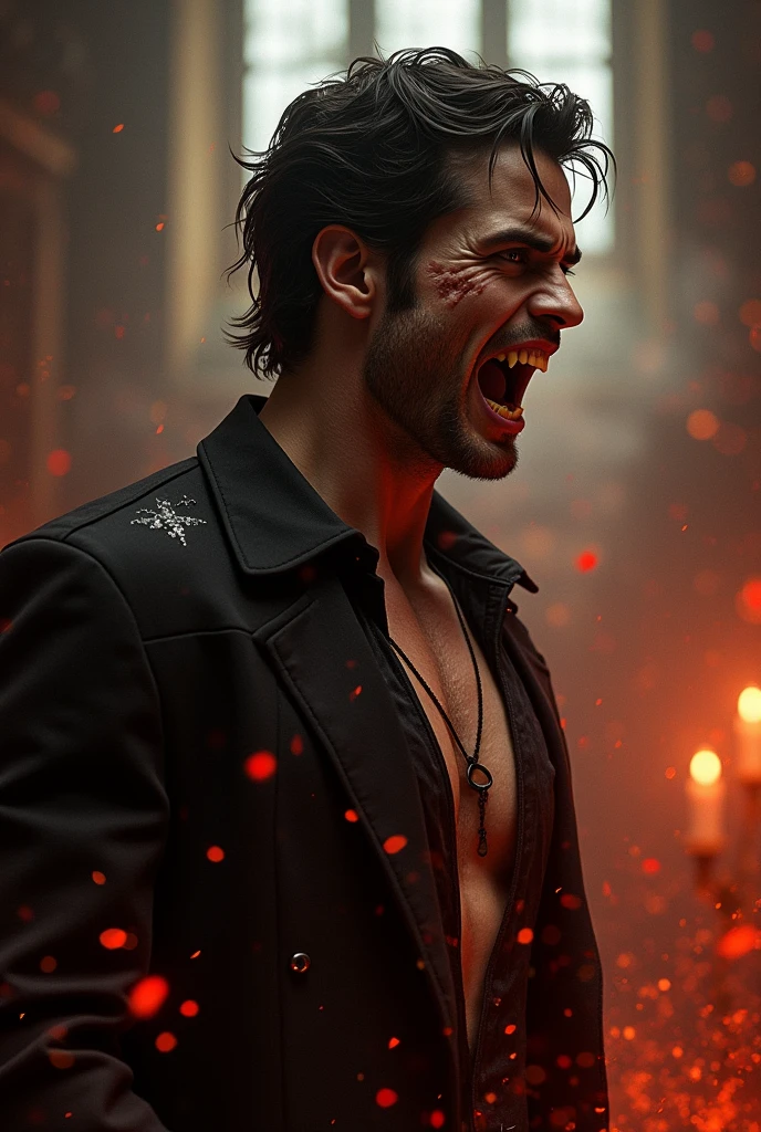 Alone, male, zorro, gray fur, gray body, yellow eyes, detailed eyes, Detailed hands, Brown hair, medium hair, messy hair, short, delgado, strong, athletic, huesudo, stinky, big pecs, sweaty, sweat, vapor, vapory, dirty elegant unbuttoned white shirt ,lying down,open legs , showing on anus
, by the shiny trap boy, by Darkgem, (by Chunie), bulk, smiling, evil expression, licking lips, rape face
