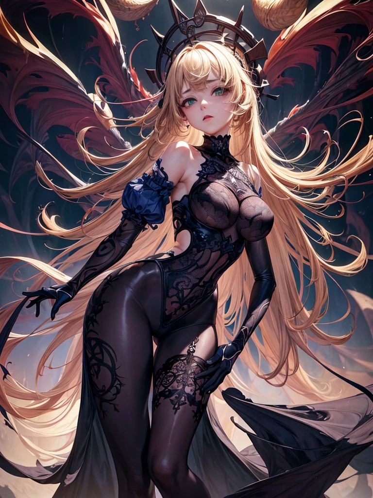official art, unity 8k wallpaper, ultra detailed, beautiful and aesthetic, masterpiece, best quality, (zentangle, mandala, tangle, entangle), (fractal art:1.3) , 1girl, extremely detailed, dynamic angle, cowboyshot, the most beautiful form of chaos, elegant, a brutalist designed, vivid colours, romanticism, by james jean, roby dwi antono, ross tran, francis bacon, michal mraz, adrian ghenie, petra cortright, gerhard richter, takato yamamoto, ashley wood, atmospheric, of musical notes, streaming musical notes visible