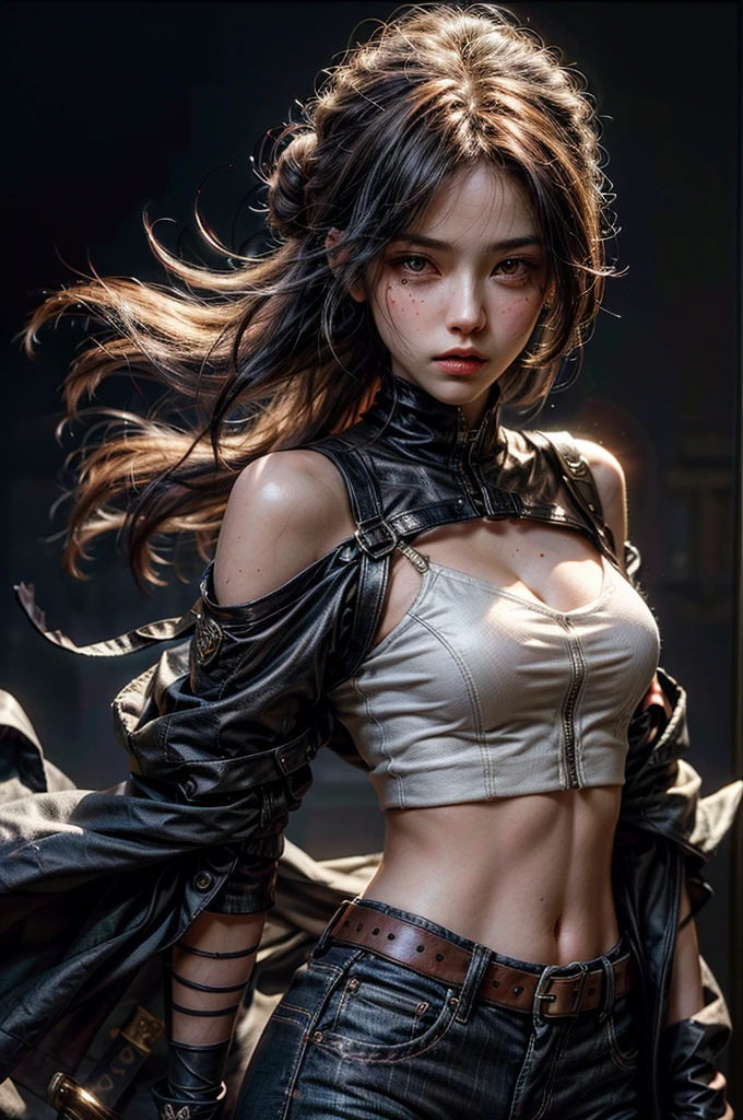 asiagirl,blackstockings,bralette,hands tied behind her back,The body is bound by chains,Climb down,Prison background,The chain is wrapped around the body,torture,leather whip,leather boots,