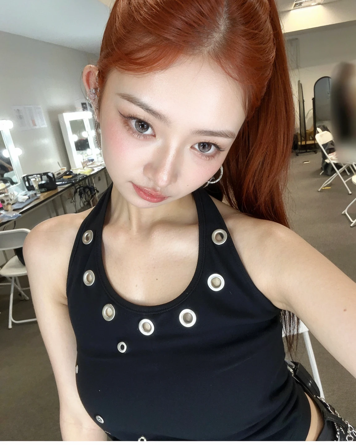 ginga alice,solo,1girl,standing,long hair,upper body,brond hair