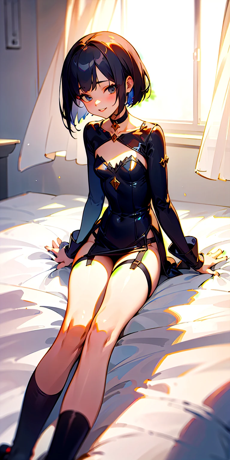 ultra-absurdres-Top quality by artist God, ultra-detailed, high resolution, anime moe artstyle, best anime 8k konachan wallpaper, pixiv contest winner, pool:2810, perfect anatomy,break, 1girl, (Please draw a girl sitting on bed alone. )break,(Solo,little female, 11-year-old:1.3),Full limbs, complete fingers, cyberpunk, medium breasts, beautiful (well-shaped) breasts, groin, butt, small black eyes, beautiful detailed eyes, well-proportioned iris and pupils, highres detailed hair, expressionless, sweat, (bodysuit, plugsuit), (Detailed Lighting), (Detailed background),sex toy, dildo, vibrator, bed, in the bedroom.. break,super detailed skin, shiny skin, Best sexual lighting powered by famous artist, 8k,beauty illustration,photoshop_(medium),very aesthetic,break,((artist:izumi_tsubasu )), artist:clamp ,artist:carnelian ,artist:kantoku ,