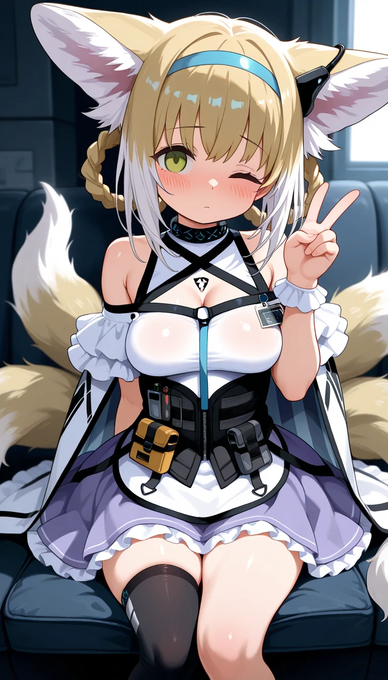 riding machine, 1girl, solo, breasts, sweat, tears,heart-shaped pupils, ahegao, steaming body,  bodysuit,v-arms,anatomically accurate、Anime girl in white lingerie, seductive anime girls, oppai, Curvy little loli, [ 4K digital art ]!!, Beautiful animation details, Ahegao。((Ahegao, Ashamed, drools, with her mouth open))Place the condom in your mouth，White turbid liquid flows down the thigh，Open your thighs to expose your panties，face flushed，trabedopods，without wearing shoes，riding machine，Correct foot anatomy，full body，(tmasterpiece:1.2, Best quality at best),Beautiful animation details,4k，Correct human anatomy