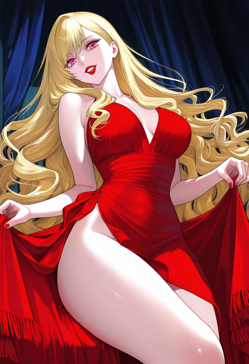 A hentai image that shows everything from head to toe of Princess Tsunade from the Naruto series and makes her look a little bigger