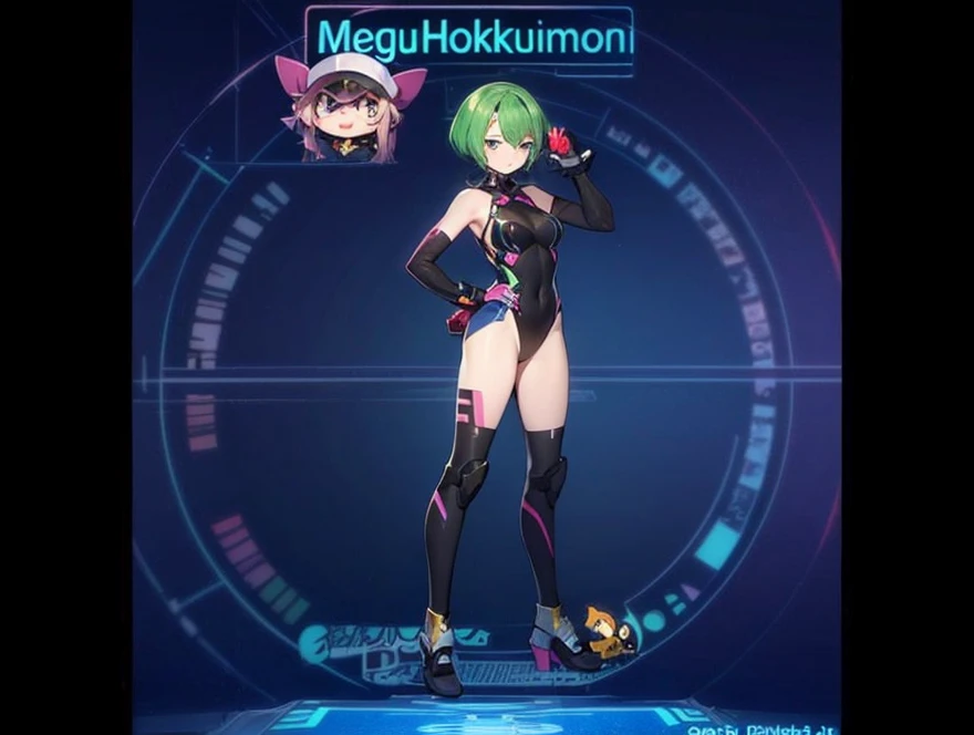 ((three sided view)), ((full bodyesbian)), (Simple background), ((multiple views)), ((High resolution)), ((concept art of character)), ((Character Design Sheet)), (Same role), (frontage), (Lateral face), (on back), (simplebackground), (white backgrounid:1.3), ((((My Hero Academia Style)))), (Inko Midoriya), 1Girl, Goth Woman, ((pale skin)), black lipstick, ((((long straight black green hair with bangs))), choker with spikes, black clothes, big breasts, thin waist, wide hips, attractive face, (((big black platform combat boots))), ((((black Chaps with exposed crotch)))), (((green thong))), (((exposed crotch with thong))), (((green tube top))), ((exposed collarbone)), ((exposed shoulders)), abs, ((slightly marked musculature)), ((Bracers studded with spikes)), ((Black fingerless gloves)), ((exposed belly)), ((((full body photo:1.5)))), ((green bikini)),
