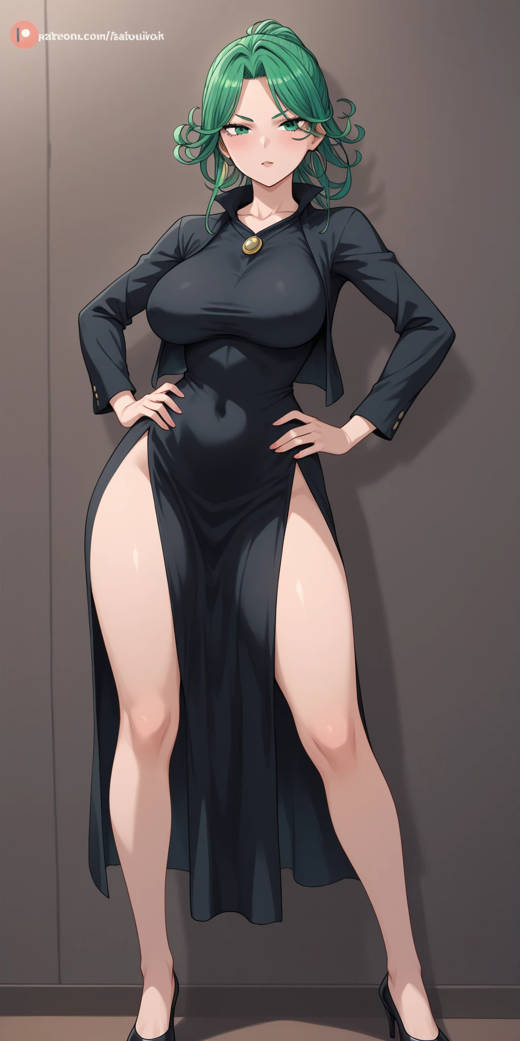 ((valorant jett)) ( its a girl with white hair from the game Valorant ) in office clothes. high quality, ultra detailed, masterpiece aesthetics, beautiful fingers, beautiful eyes, Beautiful face, Beautiful legs, Correct body proportions. ghibli style 2d style stands very close to the frame, takes up almost the entire frame, Frame from below, beautiful pose. incredible 16k quality, drawing makoto sinkai, Studio Ghibli, anime, masterpiece