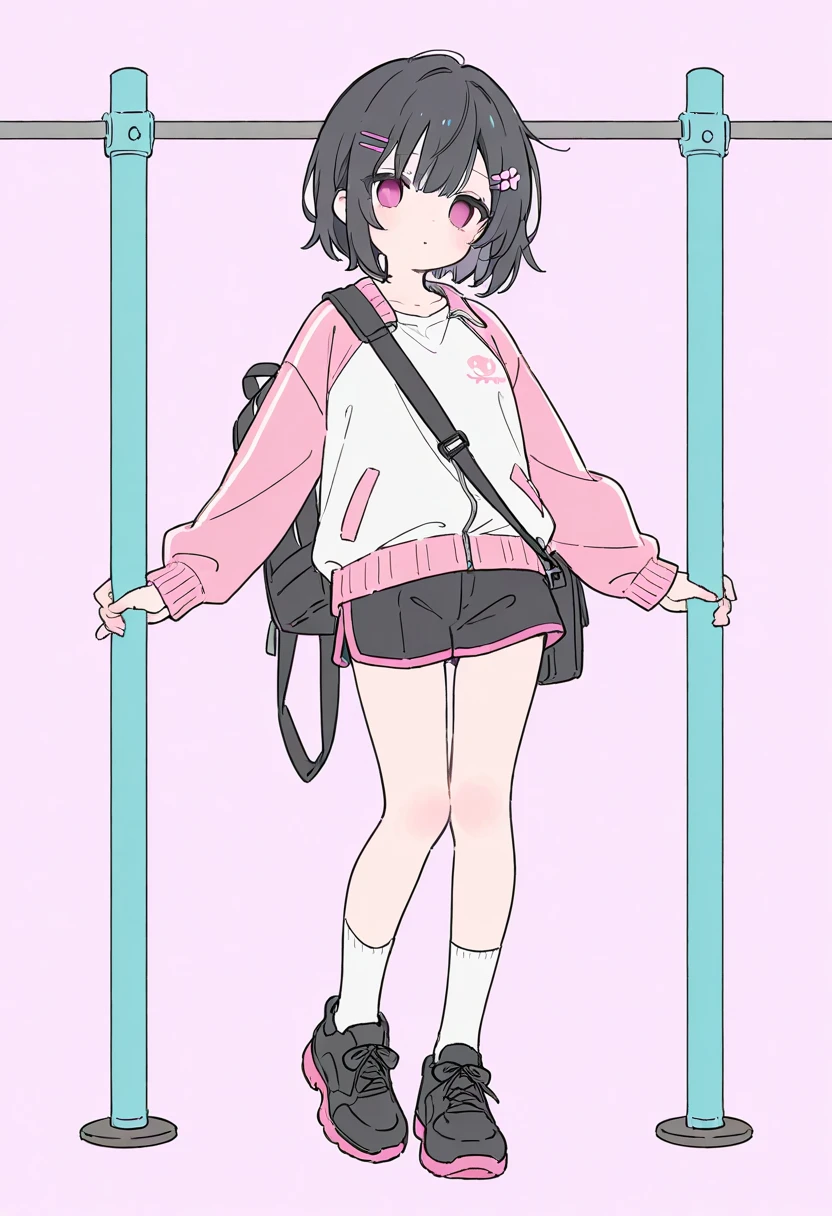 1 Girl, pink, legs, sneakers