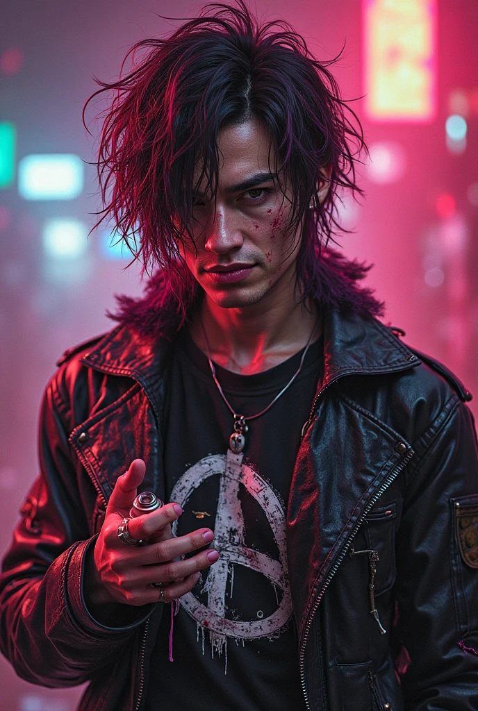 (masterpiece), best quality, HD, 4K, perfect face, black hair, leaked cum, socks, drunken eyes, hetero, torned dirt leather Jacket, hairband, black long messy hair, arrogant assassin, collarbone, prostitution, muscular, knee, ABS collarbone, dirty booty, shoes, sweaty, cums dumped, wet dirty pulll leggings leather, wet tight, sticky, horny, skinny body, hot, sweats, slum background, ?????, clothed sexually, nipples, glowing red eyes, after sex, Saliva lips, KPop idol, free sex, hell, whore prostitute, breasts, ?????, tags necklace, piercings, tally, fuck finger, bracelets, jewellery, navel piercings, legs tattoos, jewels, anklet, buds, lips, drugged, addict junkies, chains, mud dirty, holding syringe, abused, smiles, happy, scar on skin, humanity, pills syringe on floor, sick, lips piercings, goth, eyelashes, legs, mindbreak, smile, holding katana sword, bedroom