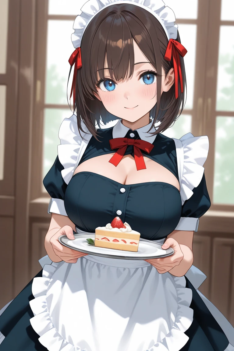 1 girl, small nose, very beautiful detailed face and eyes, bright colors, cute face, delicate beautiful face, Bright magenta eyes, cute eyes, sparkling eyes, Big eyes, (small breasts:1.3), (perky chest:1.1), (pointed chest:1.0), (cake magazine cover:1.1)，highest quality, WorKs of masters, High resolution,BlacK color hair，shiny hair, side ponytail,hair between eyes,bangs, (black jacket, real clothes, cleavage, black skirts, black thighhighs, thigh strap, fingerless gloves, single glove:1.2) , spread legs, panties shot, medium hips, glamorous body, white skin, smile, thin pubric hair, super beautiful face, Super beautiful eyes, Super beautiful hair，trendy outfit，sexy and attractive,full body esbian, Real World, Natural light,perfect Natural light,(with sparkling eyes and a contagious smile), This masterpiece is not only visually stunning but also tells,  make of cake cooking , in the kitchen, open mouth, looking at viewer,
