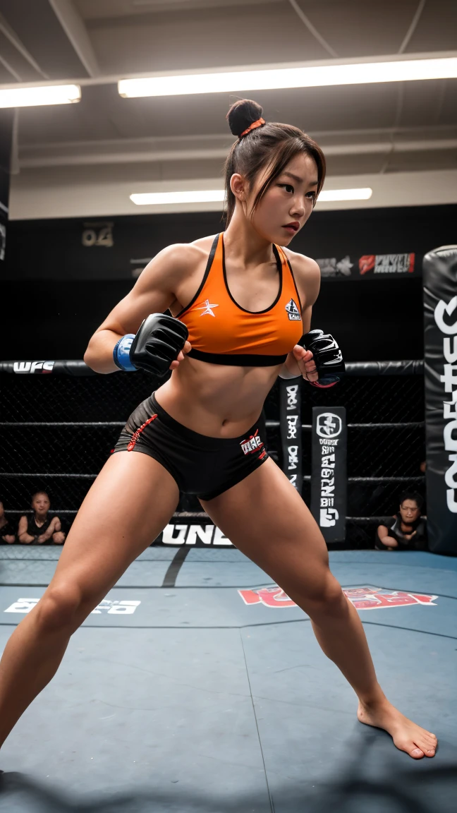 Sexy Women Japanese Martial Arts Black Sportswear Fighter