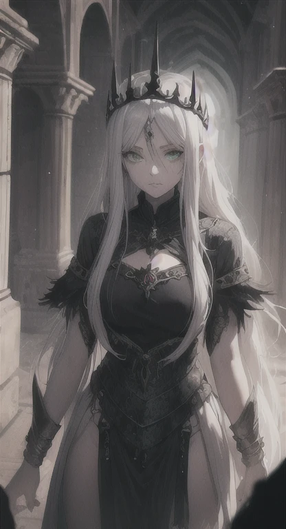 Undead, Pale skin, living corpse Hero, Hero armor, graveyard, woman,