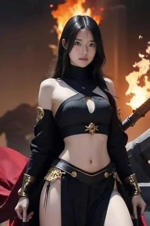 highest quality,masterpiece,Ultra-high resolution, Very detailed, 8k,(Beautiful woman),(一人のBeautiful woman),((Crucifixion:1.5)),(((cross))),(execution),((incontinence)),Scared,Big Breasts、torture,slave,((crossにCrucifixionにされた女性:1.5)),Crucifixion刑,Kamen Rider、Transformation Belt,((Torn costume:1.5)),((Tearing of clothes:1.5)),(Tattered clothes),Beaten face,顔にTraces of being beaten,((Bruises on the body)),Body scars,Facial and body injuries,(Bruise, dirty, Torn clothes, Revealing clothing, Blood:1.3),Traces of being beaten,Defeated heroine,A ruined world,Remains,ruins,(Burning at the stake),((Roasted by fire:1.2)),Inflammation,(Inflammationに包まれている),足下にInflammation