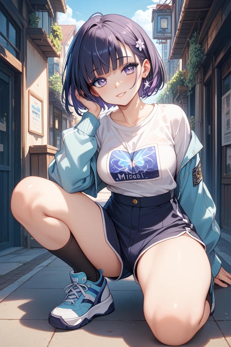 (8k, RAW Photos, Highest quality, masterpiece: 1.2), masterpiece, Super Detail,Best lighting, (Realistic and photorealistic photography: 1.4), High-resolution RAW color photos, Background Blur, blush, Depth of written boundary,1 young cute boy, Hair between the eyes,short hair,Black blue Hair,Highly detailed mouth,short,young,flat chest,(Oily skin:1.5,Glowing Skin),glitter skin,whole body, (standing),Shame,((embarrassed:1.3,brush,surprised:1.3)),(afraid:1.1),(at midnight park:1.5),whole body,(pink high neck fur jacket, animal collar, White frill camisole, black blue burberry check mini skirt), tug skirt by both hands,lift skirt,show border Panties,((constricted pupils:1.3,tears drop:1.3)),(masturbation:1.1),ahegao,(black knee socks),(fake smile:1.1)