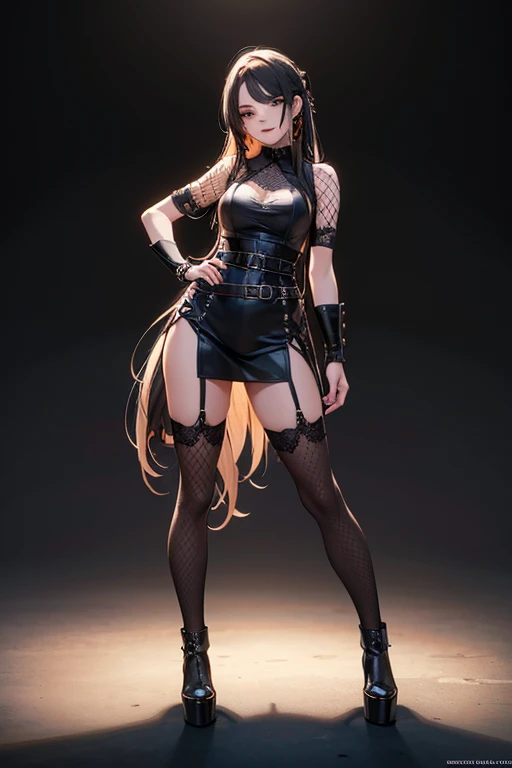 Kasumi, brown eyes, (best quality, ultra-detailed), (realistic:1.37), beautiful and detailed face, ultra-realistic texture, delicate face, delicate body, red lipstick, bright colors. High definition, 8K, well defined legs.