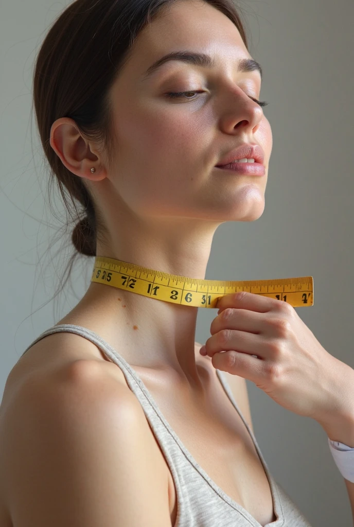 Skinny female，emaciated，the ribs，innominate bone，pelvic bone，sternum，flatchest，big breasts thin waist，Thin leg，weight loss