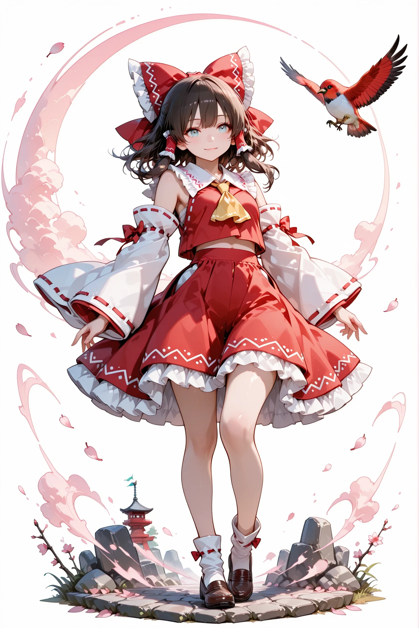 trk,pastel colors illustration,SagawaStyle,Cute 1girl\(rem \(hakurei reimu,cyan eyes,light smile,(dynamic pose:0.25)\),fullbody,bird eye shot

,BREAK ,finely detail,semi realistic,intricate details,extremely detailed CG unity 8k wallpaper,stunning,clear picture,ai-generated,ai-assisted,masterpiece, best quality, highres