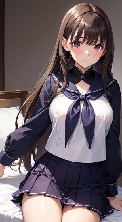((masterpiece)), ((highest quality)),street、((Town))、Daytime、 (Very detailed), ((cute)), (cute), (Lovely), ((sexy)), (device), ((Very detailed)), 4K, (8k), highest quality, (beautiful), Anime Style, (((View from below))), Panty Focus,streetで、1 girl, alone, cute girl, ((Schoolgirl uniform)), (hyper cute face), beautiful light brown hair, beautiful black eyes, ((beautiful eyes)), Big Breasts, Embarrassing, blush, (((Under the chair you're sitting on、 Blue panties, Spread your legs、Panty shot))), Cowboy Shot, Shiny, Shine、((Vibrator inside panties))