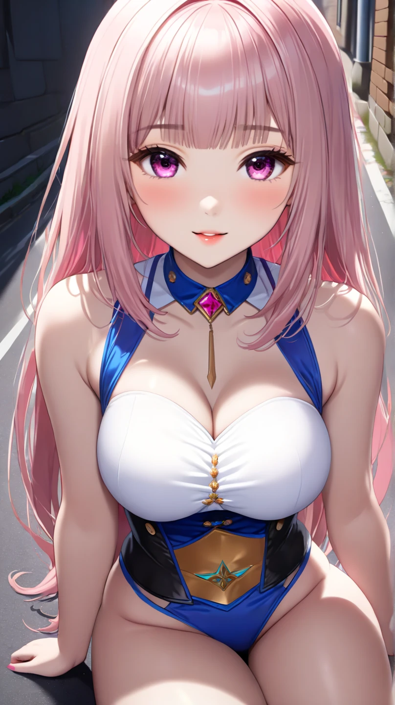 Official fine art，tmasterpiece，Sharp focus，，Delicate and beautiful hair and eyes and face，realisticlying，ultra - detailed，a beauty girl，blue-sky，Glowing white particles,(side-lighting:1.2),rays of sunshine,baiyun,Detailed clouds,Slender,Cute big breasts and big buttocks,Toothy laughter,((Laugh and open your eyes)),scenecy,Long straight hair, sexy facial expression, buliding, (Cityscape:1.7), Dynamic hair, Long straight hair, Delicate platinum-pink hair, glow blue eyes, (blue pleated shirt+white  skirt), Long white socks, paleskin, hair adornments, epic landscapes,deep in the night，I pushed open the door of the neighbor's aunt，She lay on the backrest chair，Secretly watch a small movie，Masterpiece, Best quality, A high resolution, Ah 4, long  white hair, Japanese clothes, Bare shoulders, white thighhighs, Hair ribbon, Large breasts, forest, standing, Cowboy shot,make，2 girls，tongue kissing，Breast-to-breast contact，2girls,(Lady:1.2), ((Extremely detailed face, Hair, skin, Eyes)), hdr, 4K, 16k, 32K, 64k, 128k, 256k, 512k, Asymmetrical balance, teas, FXAA, Anti – Aliasing, Intricate details, Fantastic, magic, Light rays, Ray traching, post-proces, eyeslashes, (eye shadows), eyes liner, mascara, Makeup, Yuri, (Thighs:0.8) NSFW, Dynamic Angle(Large breasts),tongue kissing,grabbing breast，Hanfu，High heels