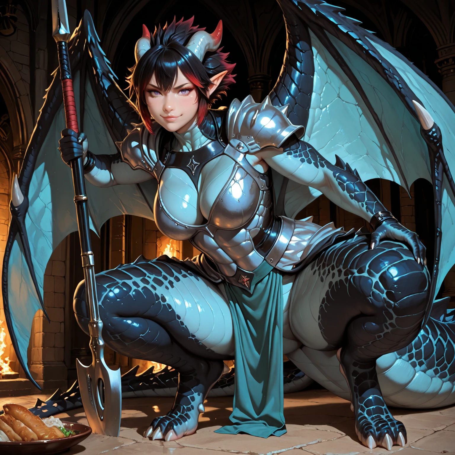 tmasterpiece，best qualtiy，HighestQuali，offcial art（Very detailed CG unity 8K wallpaper）（best qualtiy），（Most Best Illustration），（Best shadow）Nature'，(Monster Girl)，Sexy big breasts，Long curly hair，Spider Queen，lacy clothing，The lower body is a spider