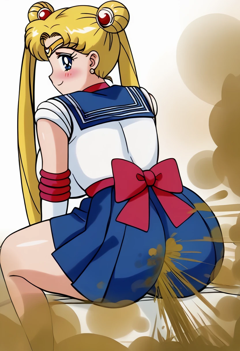 (La mejor calidad:1.1), (Obra maestra:1.4), (absurdos:1.0), retrato, primer plano,1girl, Marinero Urano, KizukiAi, Mujer madura, small breasts, aqua eyes, cabello rubio, Uniforme Sailor Senshi, Collar de marinero, (They are smiling) arco de pecho, Arco trasero, Falda suplicante, Guantes blancos de codo, big booty, Ultra minifalda , jewely, Pendientes,, en postura de espalda, Show off your loot, Backwards, No hay tanga Big Booty, Ultra minifalda ( Postura de la espalda, Backwards, Show off your loot)