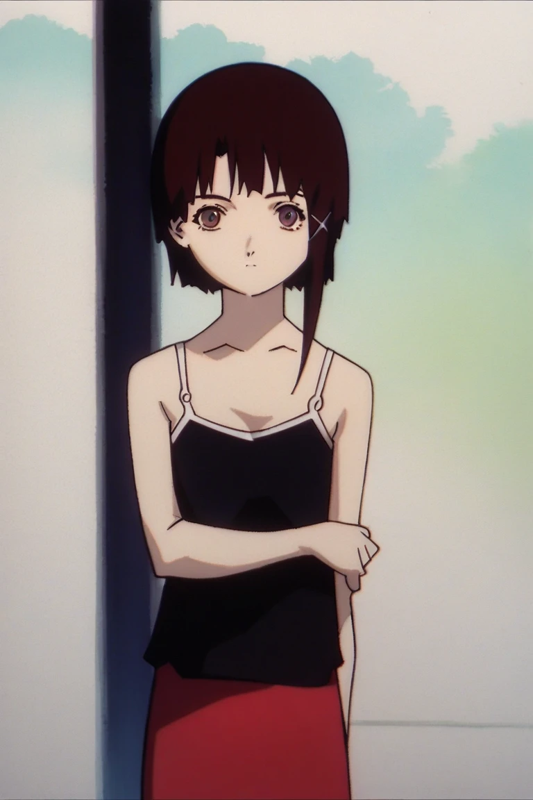 punctuation_9, punctuation_8_High above, punctuation_7_High above, break(work of art), 1 girl, standing alone, absurderes, high resolution,,pretentious smile ,curve body, Bblack hair ,, Eyes red, Bblack hair, perfect lips, white bikini,white bra ,black socks at night,citys