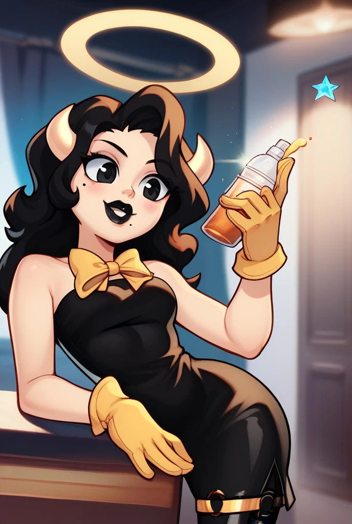COW bikini, horns ,milk 1.2, naked curvy barista coffee shop, cosplay