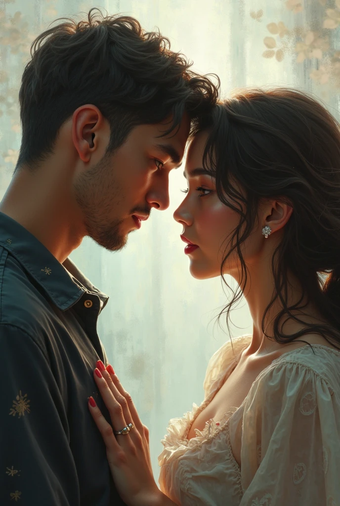 Real image handsome cute couple love 4k hd grow face